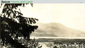 landscape of mountains from Spicer: Home and Land